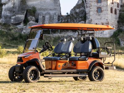 WEV G 4.2 elektrisk golfbil med 6 sittplatser